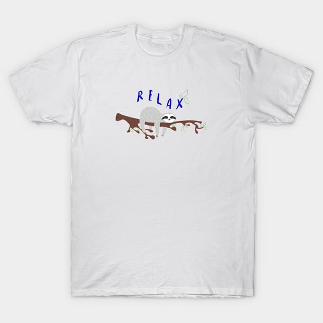 Sloth relax T-Shirt by artsytee